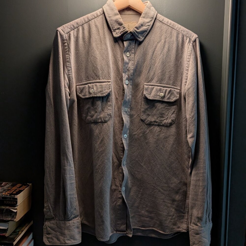 La Paz Oxford Cloth Hidden Button Down